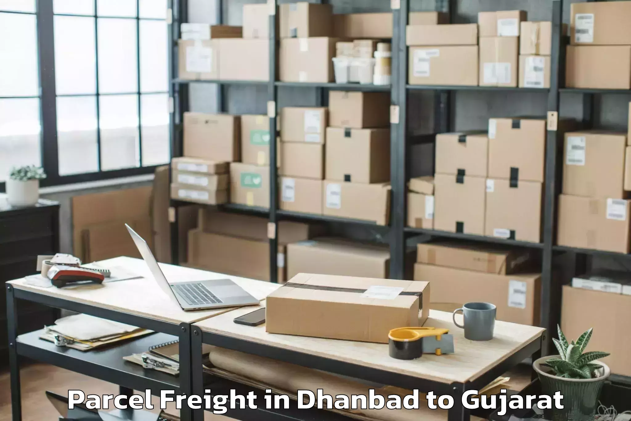 Trusted Dhanbad to Naroda Parcel Freight